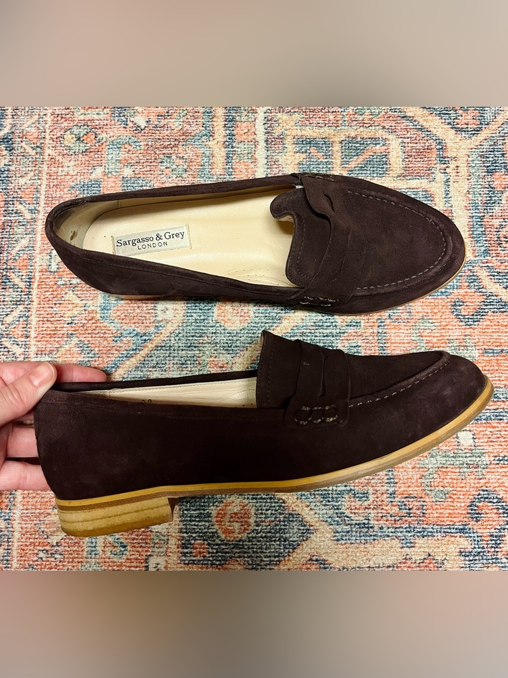 Sargasso & Grey London Dark Brown Loafers - Women’s